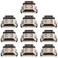 For vivo Z6 5G V1963A 10pcs Charging Port Connector, For vivo Z6 5G