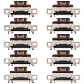 10 PCS Charging Port Connector for Xiaomi Mi 11 Pro M2102K1AC, For Xiaomi Mi 11 Pro