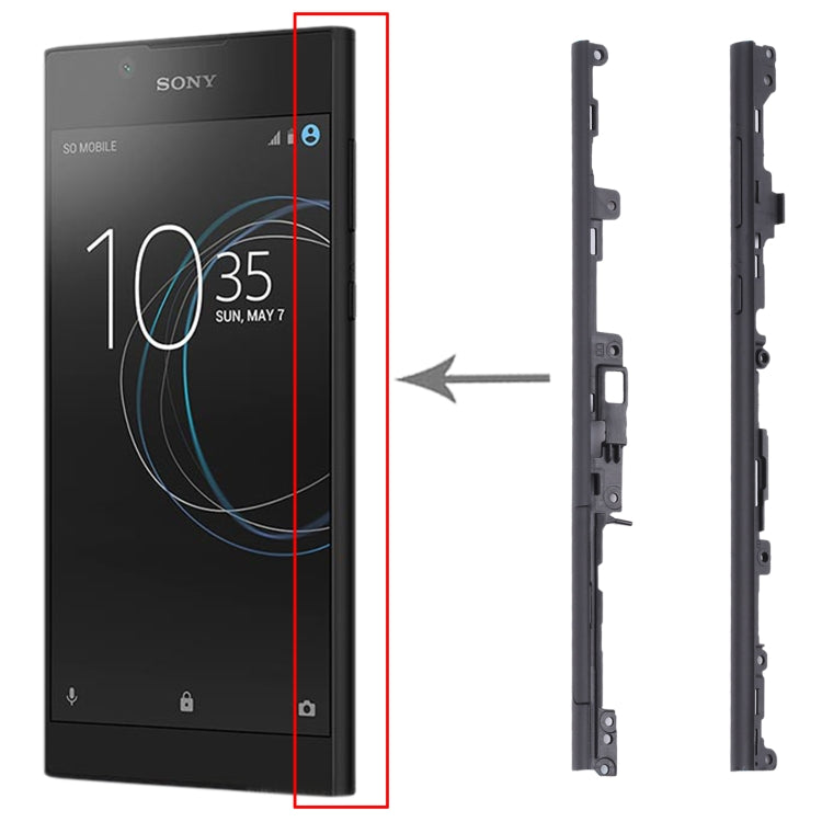 1 Pair Side Part Sidebar For Sony Xperia L1, For Sony Xperia L1