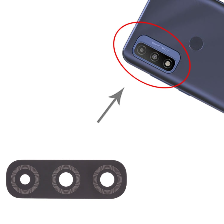 10 PCS Back Camera Lens for Motorola G Pure, For Motorola G Pure