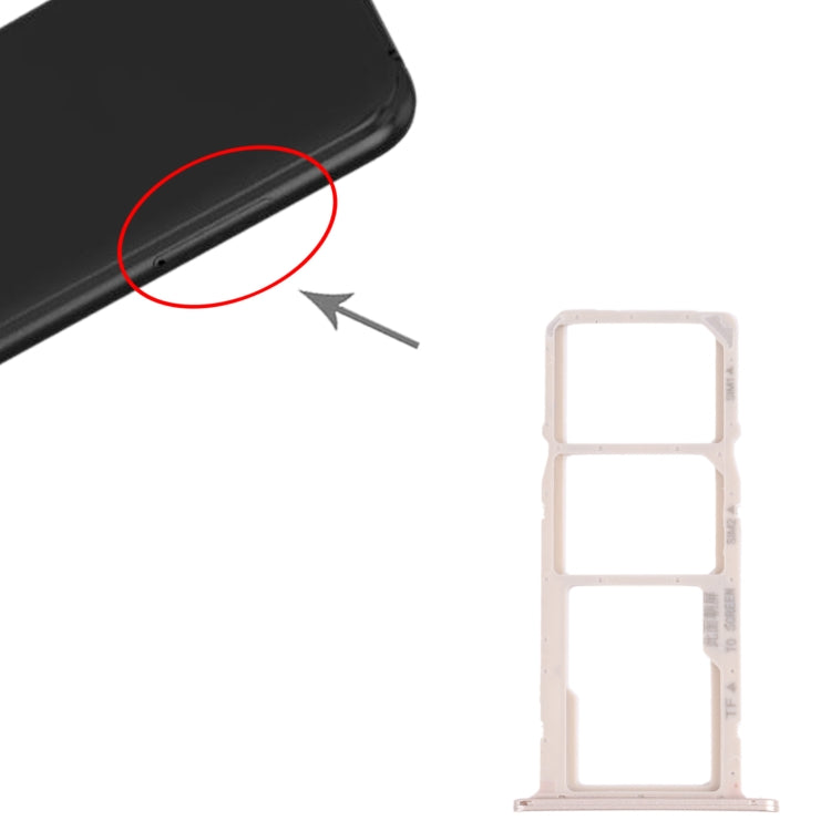 SIM Card Tray + SIM Card Tray + Micro SD Card Tray for Huawei Y5 lite (2018), For Huawei Y5 lite (2018)