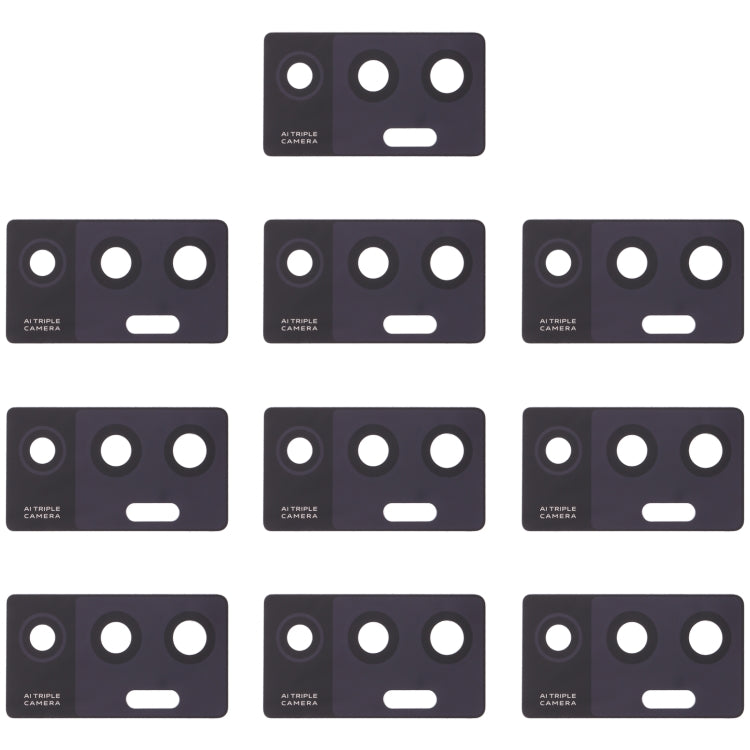 For Vivo S10e 10pcs Back Camera Lens, For Vivo S10e