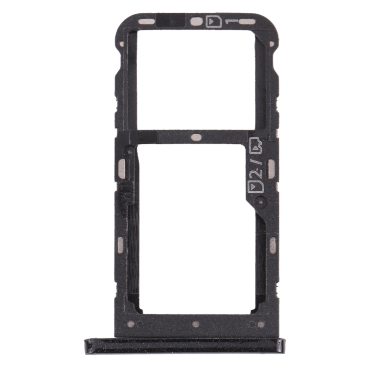SIM Card Tray + SIM Card Tray / Micro SD Card Tray for ZTE Blade V10 Vita, For ZTE Blade V10 Vita, For ZTE Blade V10 Vita(Dark Green)