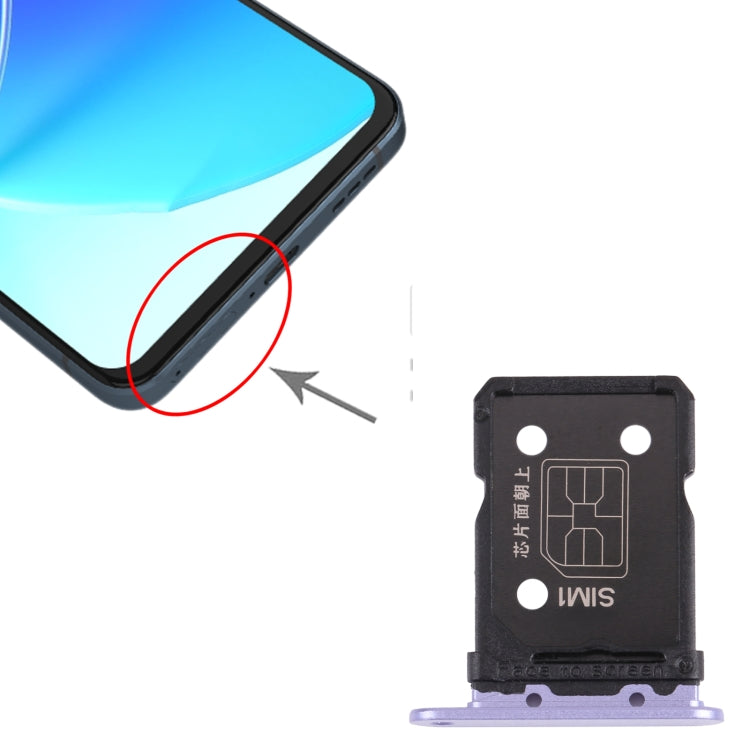 For OPPO Reno6 4G CPH2235 / Reno6 Z  SIM Card Tray + SIM Card Tray, For OPPO Reno6 4G / Reno6 Z