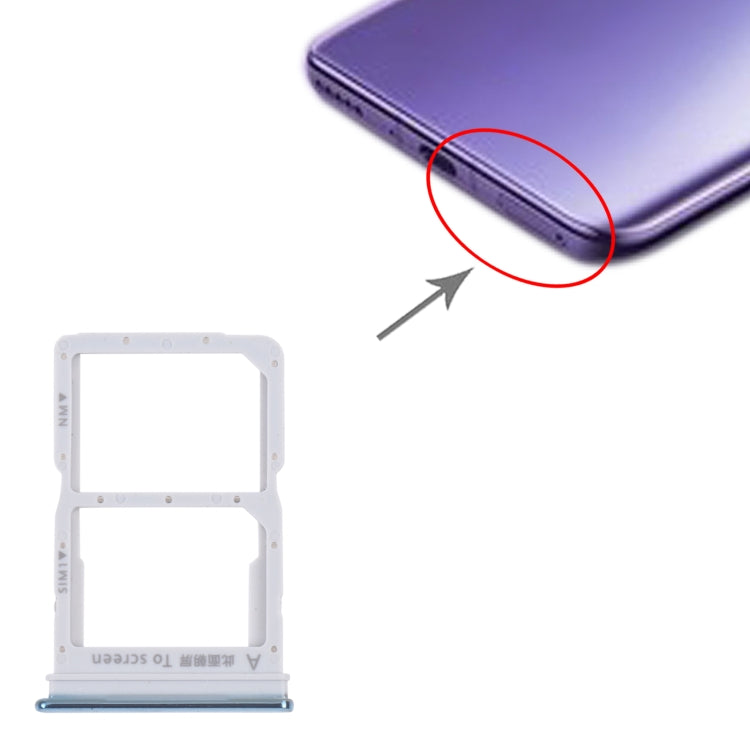 SIM Card Tray + NM Card Tray for Honor 30i, For Honor 30i