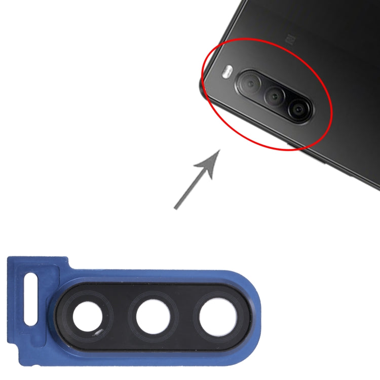 Camera Lens Cover for Sony Xperia 10 II, For Sony Xperia 10 II, For Sony Xperia 10 II (Silver)