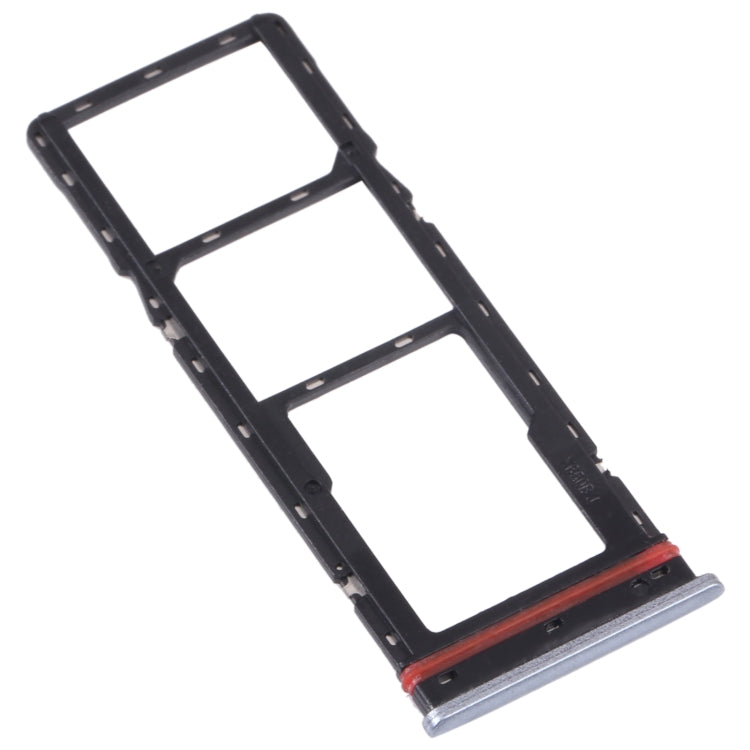 For Tecno Spark 7 Pro SIM Card Tray + SIM Card Tray + Micro SD Card Tray, For Tecno Spark 7 Pro