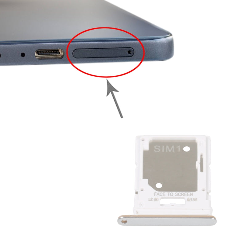 SIM Card Tray + Micro SD Card Tray For Xiaomi Redmi Note 11 Pro 4G/Redmi Note 11 Pro 5G/Redmi Note 11E Pro/Redmi Note 11 Pro+ 5G India/Poco X4 Pro 5G, For Xiaomi Redmi Note 11 Pro 4G