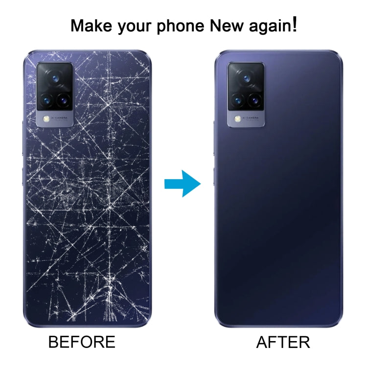 For vivo V21 Original Battery Back Cover with Camera Lens Frame, For vivo V21, For vivo V21(Original)