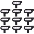 For vivo X90 Pro+ 10pcs Flashlight Covers, For vivo X90 Pro+ (Black), For vivo X90 Pro+