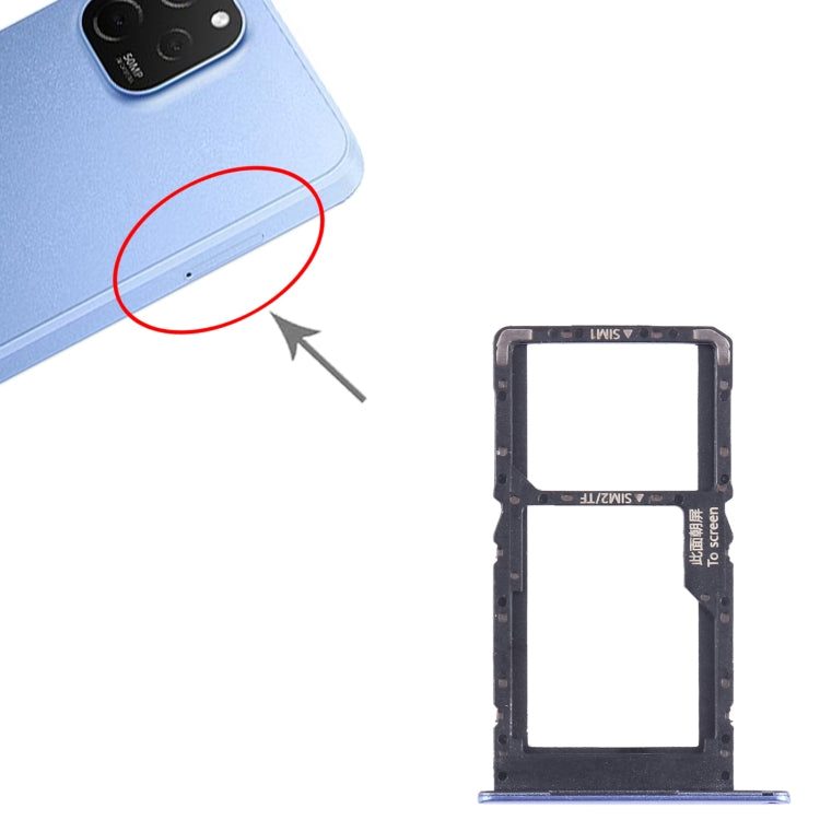 For Huawei Enjoy 50 SIM + SIM / Micro SD Card Tray, For Huawei Enjoy 50