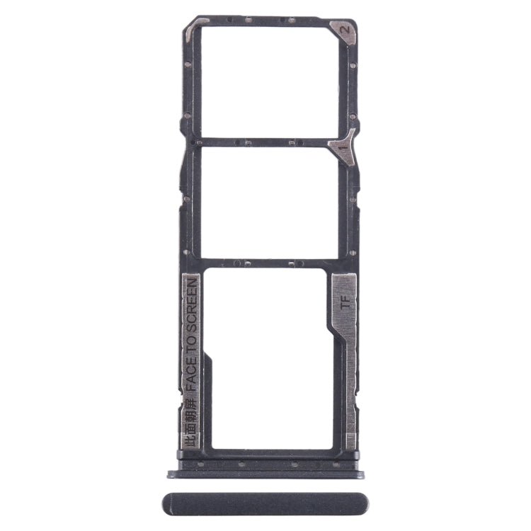 For Xiaomi Poco C55 SIM Card Tray + SIM Card Tray + Micro SD Card Tray, For Xiaomi Poco C55