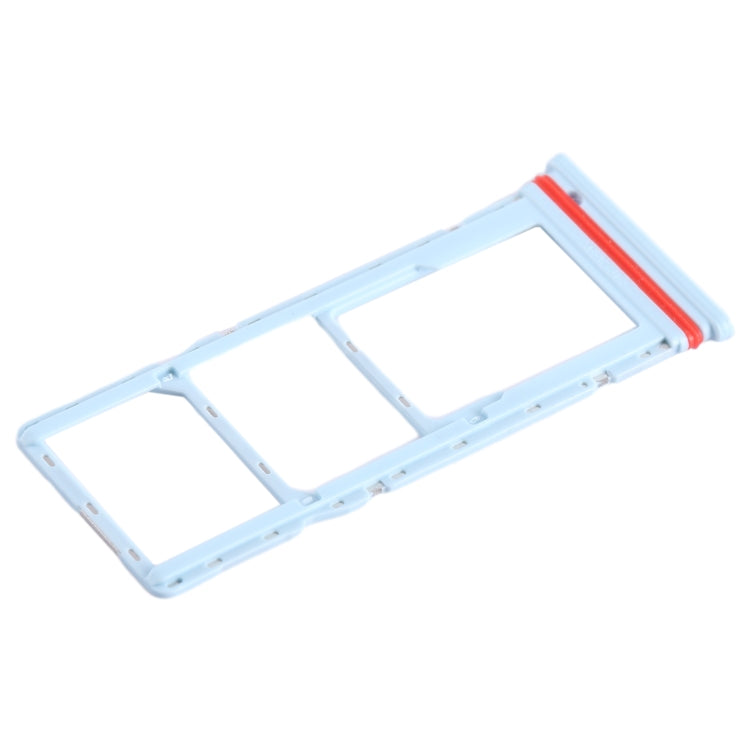 For Infinix Smart 6 HD X6512 SIM Card Tray + SIM Card Tray + Micro SD Card Tray, For Infinix Smart 6 HD, For Infinix Smart 6 HD(Baby Blue)