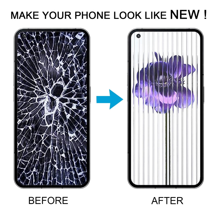 For Nothing Phone1 A063 LCD Screen Digitizer Full Assembly with Frame, For Nothing Phone1 A063(Silver), For Nothing Phone1 A063(Black)