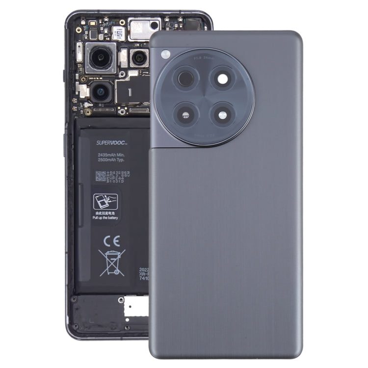 For OnePlus Ace 3 PJE110 Original Glass Battery Back Cover with Camera Lens, For OnePlus Ace 3  (Original), For OnePlus Ace 3 (Original)