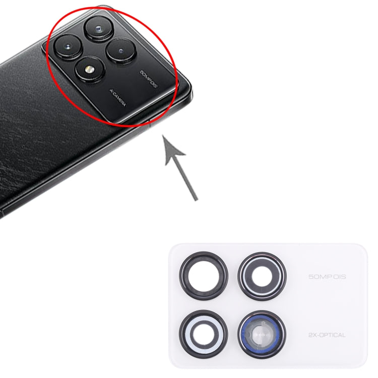For Xiaomi Redmi K70 Original Back Camera Lens Frame, For Xiaomi Redmi K70