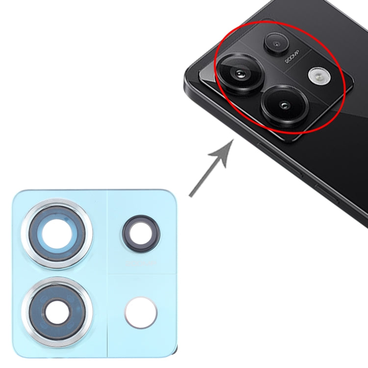 For Xiaomi Redmi Note 13 Pro 5G Back Camera Lens Frame, For Xiaomi Redmi Note 13 Pro 5G
