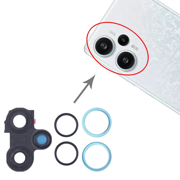 For Xiaomi Redmi Note 12 Turbo Camera Lens Cover, For Xiaomi Redmi Note 12 Turbo