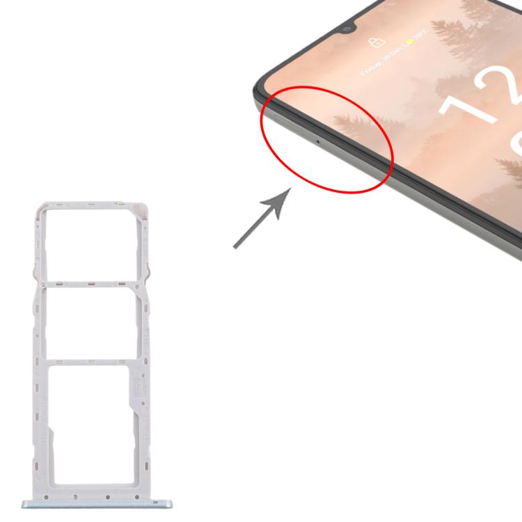 For Nokia C31 Original SIM Card Tray + SIM Card Tray + Micro SD Card Tray, For Nokia C31 (Original)