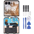 For Motorola Razr 50 Original Secondary LCD Screen with Digitizer Full Assembly, For Motorola Razr 50 (Original)