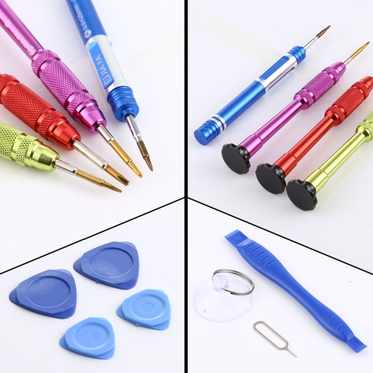 JIAFA 15 in 1 Repair Hand Tool Screwdriver Tool Kit For iPhone Series, 15 in 1