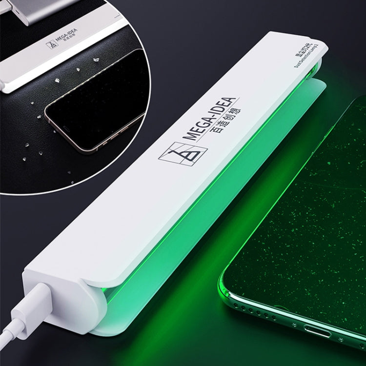Show Dust Lamp 2 LCD screen Repair Dust Lamp Fingerprint Scratch Screen Changer Dust Display Lamp For Phone Mobile Green LED, Show Dust Lamp
