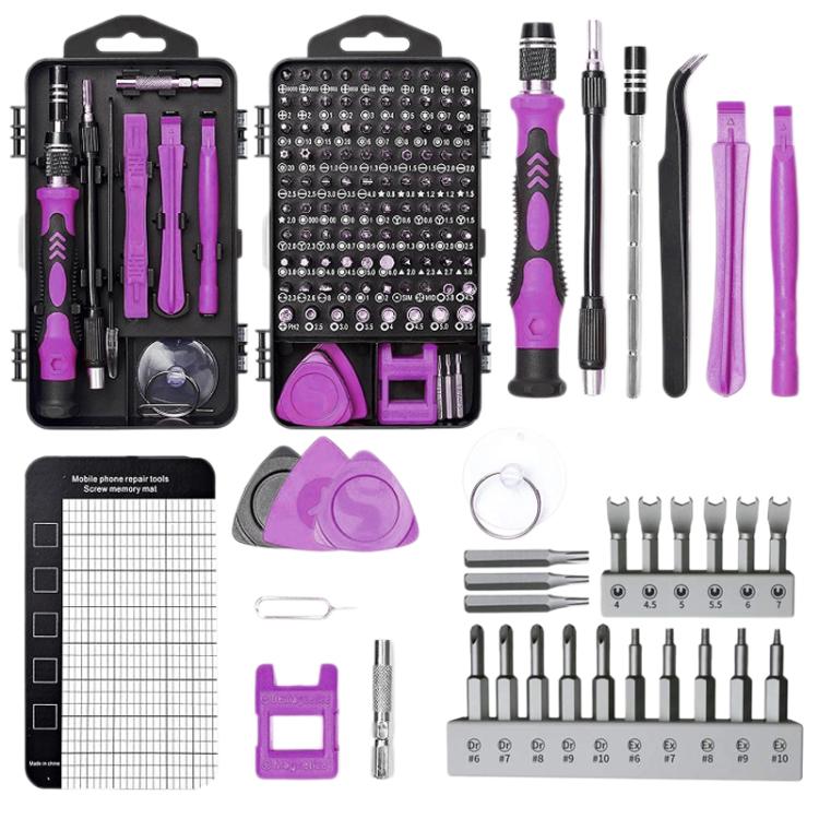 122 in 1 Precision Magnetic Screwdriver Kit, 122 in 1(Purple), 122 in 1(Red), 122 in 1 (Yellow), 122 in 1(White), 122 in 1(Blue)