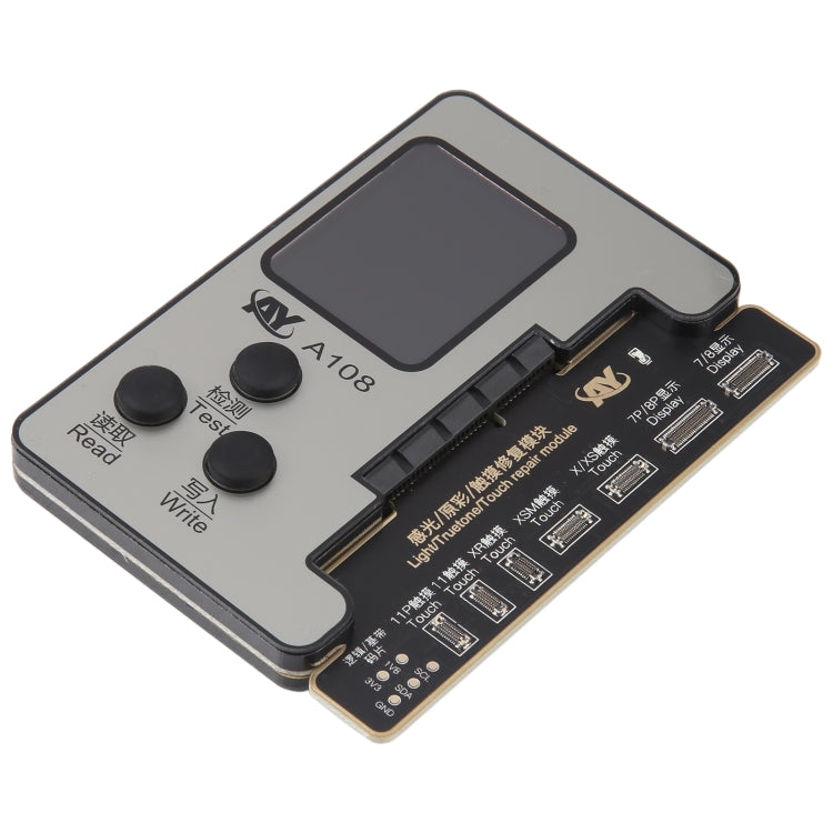 AY A108 Multi-function Dot Matrix Battery Repair Programmer for iPhone 8-14 Pro Max, A108 for iPhone 8-14 Pro Max