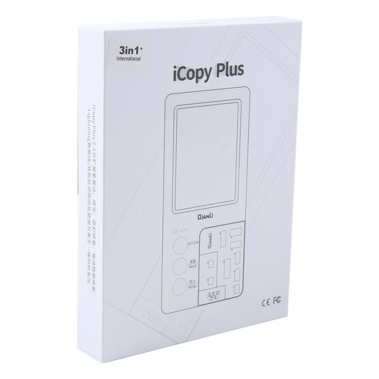 For iPhone 6 - 14 Pro Max 3 in 1 Qianli iCopy Plus 2.2 Repair Detection Programmer Set, Plug: EU, 3 in 1, 3 in 1, Plug: EU