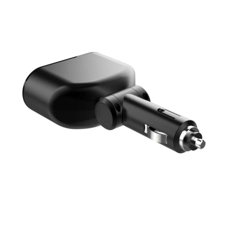 2 Cigarette Lighters + 2 USB Ports Multi-function Car Charger with Digital Display, Cigarette Lighters