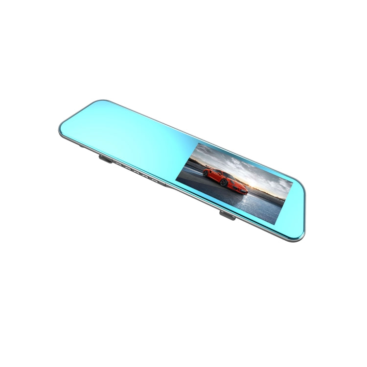 Full HD 1080P Full-Screen Touch 5.18-Inch Rearview Mirror DIGITAL Video Recorder Dual-Lens Ultra-Thin On-Board Dvr Camera, 5.18 inch