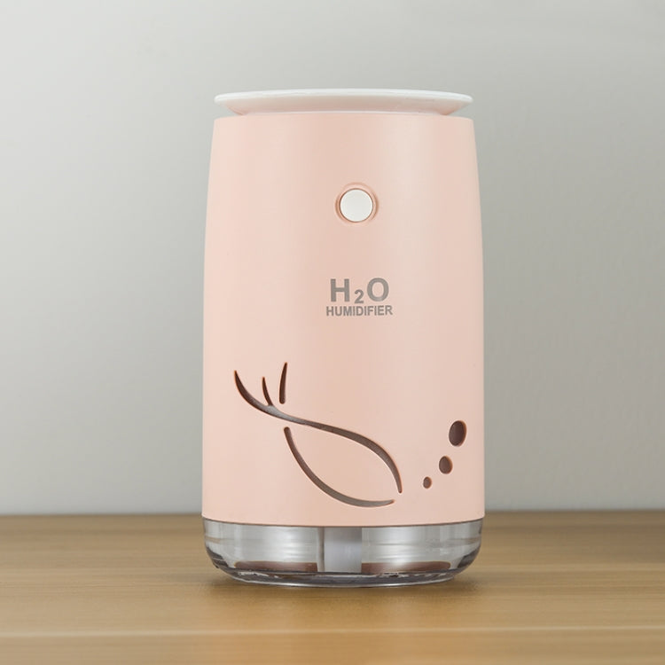 Concise Fish Pattern Mini Home Mute Bedroom Student Dormitory Office Portable USB Wireless Durable Humidifier
