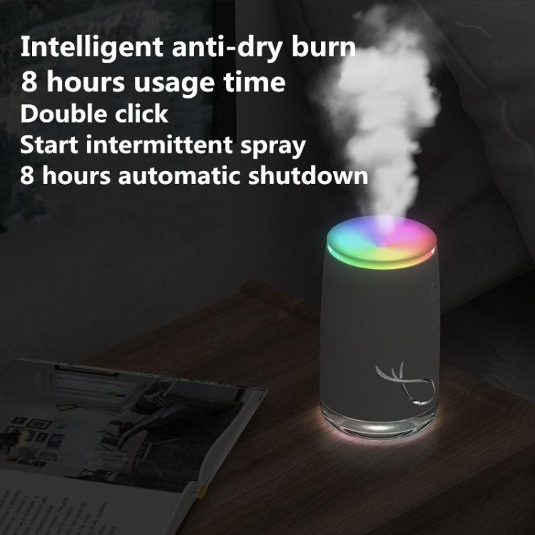 Concise Fish Pattern Mini Home Mute Bedroom Student Dormitory Office Portable USB Wireless Durable Humidifier