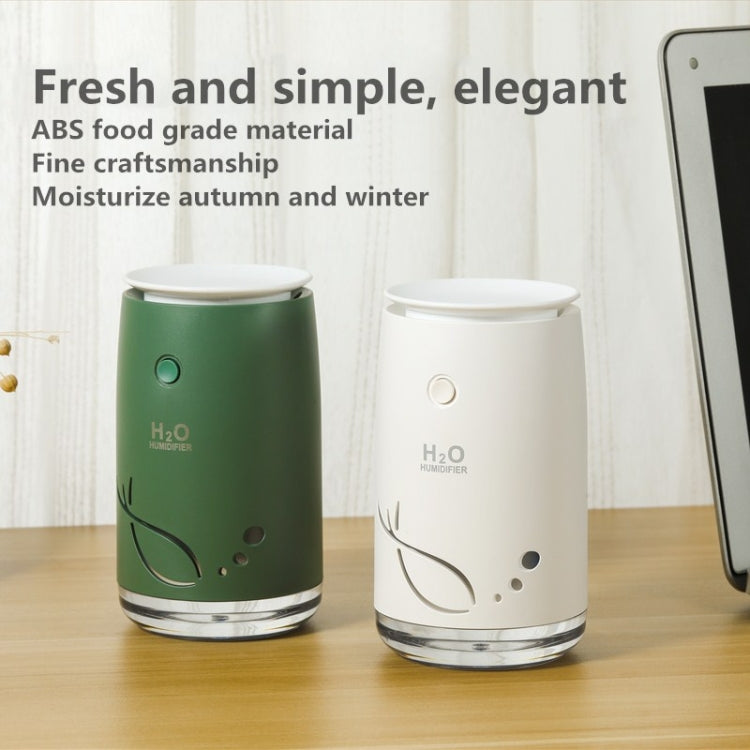 Concise Fish Pattern Mini Home Mute Bedroom Student Dormitory Office Portable USB Wireless Durable Humidifier