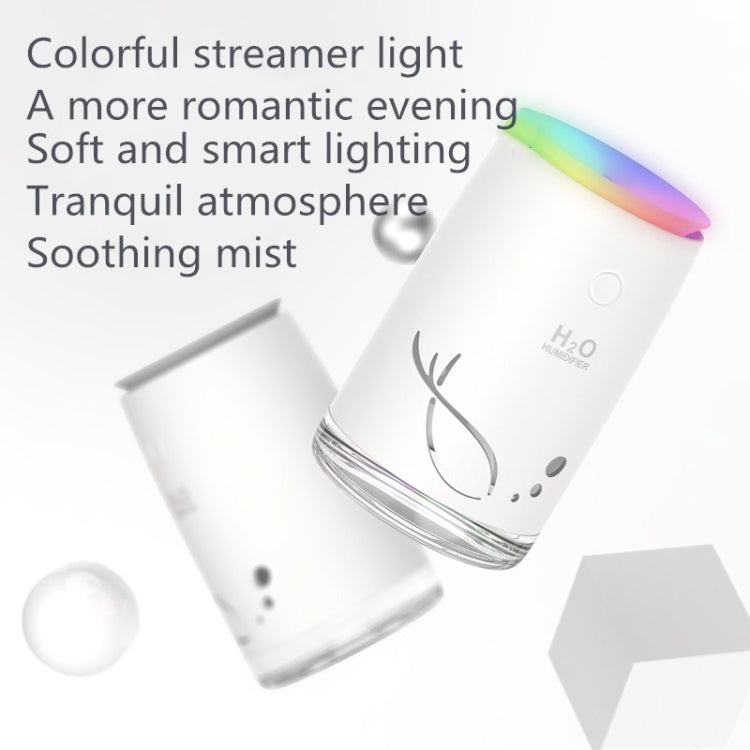 Concise Fish Pattern Mini Home Mute Bedroom Student Dormitory Office Portable USB Wireless Durable Humidifier