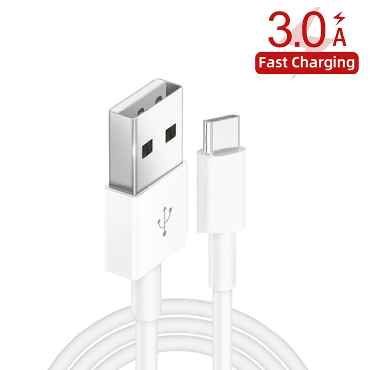 YSY-310QC18W QC3.0 Dual Port USB Car Charger + 3A USB to USB-C / Type-C Data Cable, Cable Length: 1m, YSY-310QC18W with Type-C Cable, with USB-C / Type-C Cable