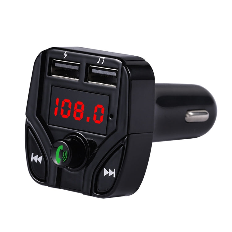 C4 Bluetooth MP3 Hands-free Car Device LCD FM Transmitter Dual USB Charger, C4