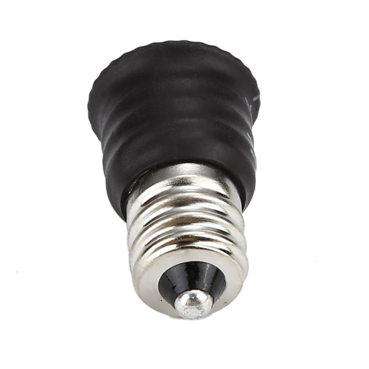 10 PCS E12 To E14 Socket Changer LED Light Lamp Adapter, Black, White