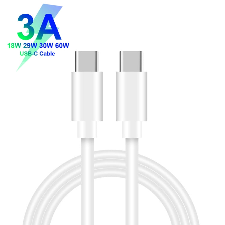 TE-P8 40W PD20W + PD20W Dual Port PD3.0 Car Charger with Type-c to Type-C Data Cable, Length: 1m