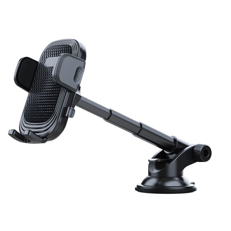 A190+X903 Car Windscreen Dashboard Sucker Mount 3-Phase Telescopic Long Arm Phone Holder, A190+X903