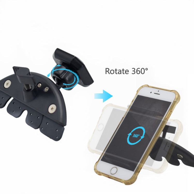 CD008 360 Degree Strong Magnet Car CD Slot Magnetic Cell Phone Mount Holder, CD008