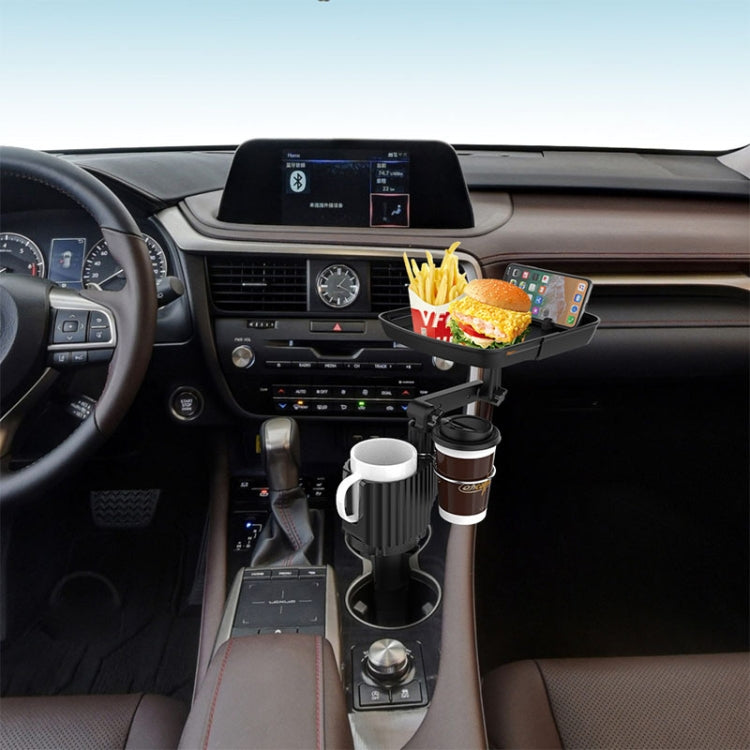 A01 Universal Adjustable Car Tray Portable Cup Holder Meal Tray Expanded Car Cup Holder, A01