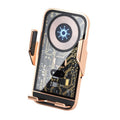 C10 Car Navigation Infrared Sensor Transparent Wireless Charger 15W Fast Charger Phone Stand, C10 (Golden), C10 (Gray), C10 (Blue)