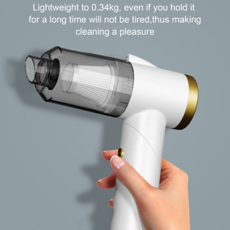 Q8 LED Light Wireless Portable Handheld Car Foldable 9000Pa Suction Vacuum Cleaner