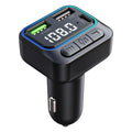 C40 Type-C + Dual USB QC3.0 Car Charger Bluetooth Hands-free Call Adapter Car MP3 Music Player, C40
