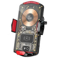 A6 Car Automatic Clamping Phone Holder 15W Magnetic Wireless Charger, A6 (Red), A6 (Orange), A6 (Black)