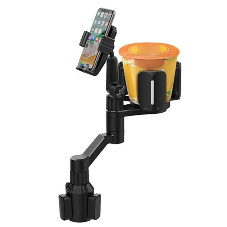D08 With Adjustable Snack Cup Cup Holder Phone Mount For Car Phone Clamping Mount Holder, D08 (Grey), D08 (Green)