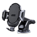 D33 With Air Vent Clip Suction Cup Base Gravity Sensing Car Phone Holder Bracket