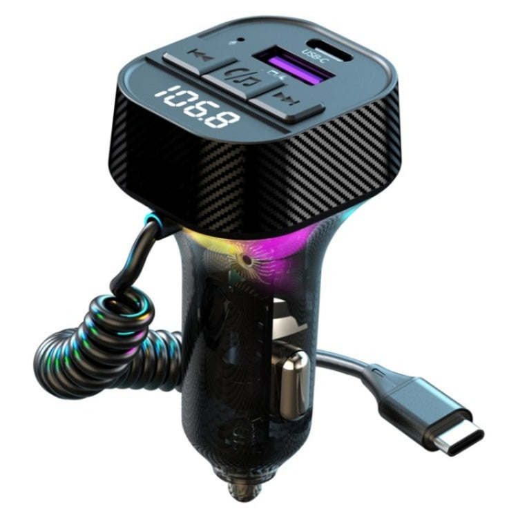 C53 Fast Charging Car Charger Car Bluetooth Receiver FM Transmitter MP3 Player, C53