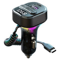 C52 Cigarette Lighter Car Charger Car FM Transmitter Bluetooth Receiver MP3 Player, C52